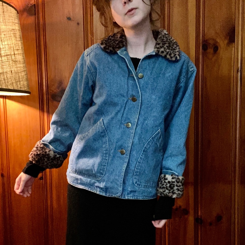 Quilted Denim Coat